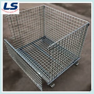 [Hot Item] Folding and Stackable Wire Containers