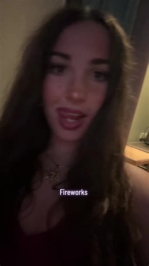 Fireworks and sunset 😊