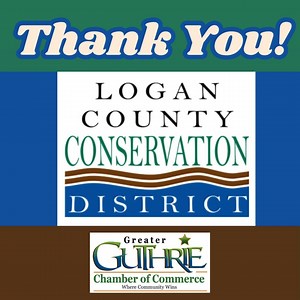 We're grateful to the Logan County Conservation District for renewing their investment in the Guthrie Chamber of Commerce. They play a vital role in protecting and conserving our natural resources, providing valuable services to landowners in Logan County. Thank you for your continued commitment to our community! #GuthrieChamber #ChamberInvestor | Guthrie Chamber of Commerce