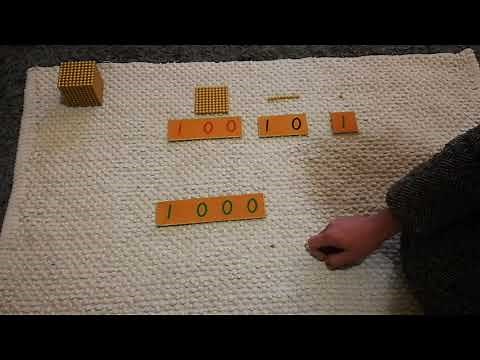 Montessori Mathematics - Large Number Cards