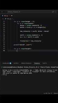 The Burning Terminal 🔥💻 #python #coding #programming #shorts #ytshorts #shorts