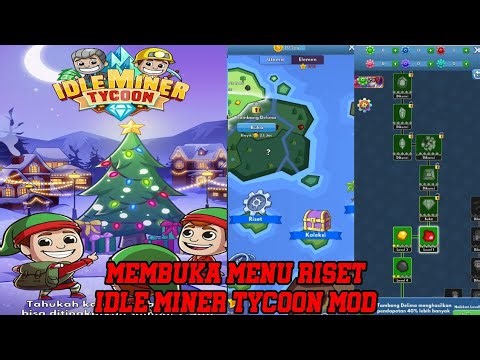 Membuka menu riset - Idle Miner Tycoon Mod