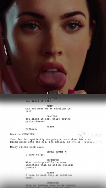Jennifer’s Body - written by Diablo Cody #film #filmclips #movieclips #movie #screenplay #screenwriting #screenwritingtiktok #scripttoscreen #jennifersbody