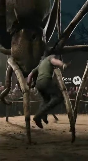 Man vs Giant Spider | Fast Arena Clash with No Slow Motion