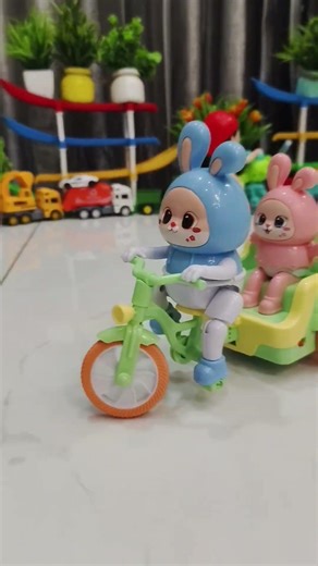 Cute rabbit tricycle funny Toy's 💯🐰😆🥹🤩
