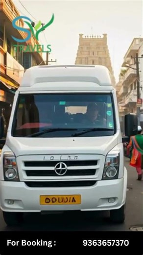 Van Rental in Madurai | 10 Seater Tempo Traveller for Rent in Madurai