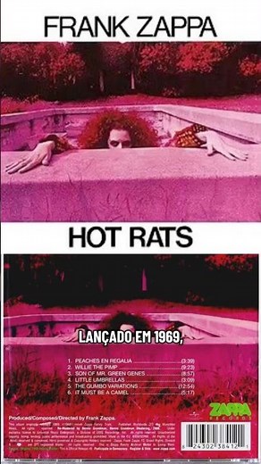 “Hot Rats” 💿 Review Musical 📀 ‪@zappa‬