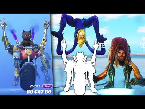 Kit Built-In Emote [Go Cat Go] with ALL Battle Pass Skins