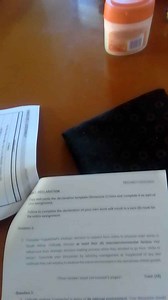 Copy and paste the declaration template (Annexure C) here and c... | Filo