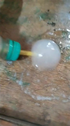 Vortex Bubble Experiment 🌪🌈 #hashtag #surface Tension and Density-driven Vortex Formation