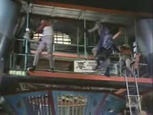 Batgirl in the Batcave