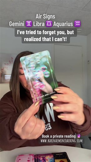 Air signs, this week brings emotional honesty. You may have distracted yourself, stayed busy, or tried to move on mentally, but this connection keeps returning to your thoughts 🤍 The more you tried to forget, the clearer it became that something here is unfinished. This reading is about acceptance. Not forcing feelings away. Not overthinking them either. Just allowing yourself to acknowledge what your heart already knows 💭✨ Hit that follow button so you never miss messages guiding your heart �