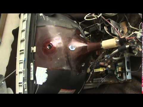 Taking apart an old computer monitor (CRT)