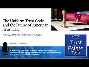 The Uniform Trust Code and the Future of American Trust Law