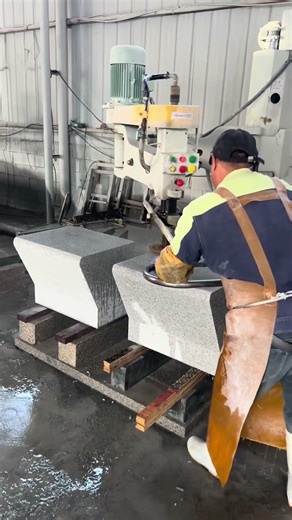 Foundation of the Finish: The Power of Rough Grinding Granite #granite #PolishingProcess