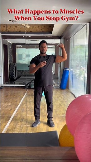 What Happens to Muscles When You Stop Gym?😱 #shorts #gym