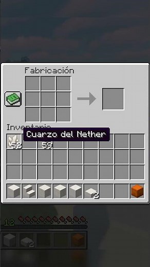 HOW TO MAKE / CRAFT QUARTZ IN MINECRAFT #short #gaming #minecraft #tutorial