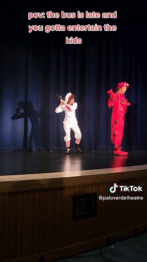 Exciting Matinae Performance at Broadway Level with The Little Mermaid Characters Sebastian and Chef Louis at Palo Verde Theatre