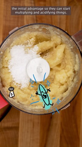 A basic recipe for fermented garlic paste 🧄🦠