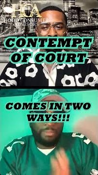 contempt of court comes in two ways.mp4