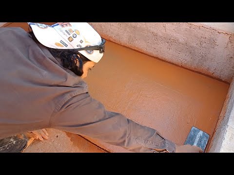 This is how concrete is stamped