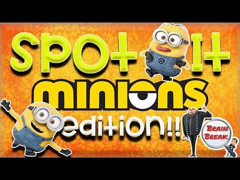 Spot-It Fitness Minions Edition! | Brain Break | Despicable Me | Fun Fitness | GoNoodle