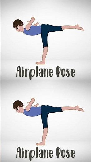 Yoga Freeze Dance with Our Airplane Pose! #yogaguppy #kidsfitness #funyoga