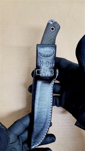 Azula Gun Holsters Custom Leather Belt Knife Sheath For Busse Combat Ratmandu SR101 Steel Knife