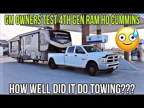 GM Owners Tow Big Fifth Wheel With RAM 3500 HO Cummins For The First Time! Were They Impressed???