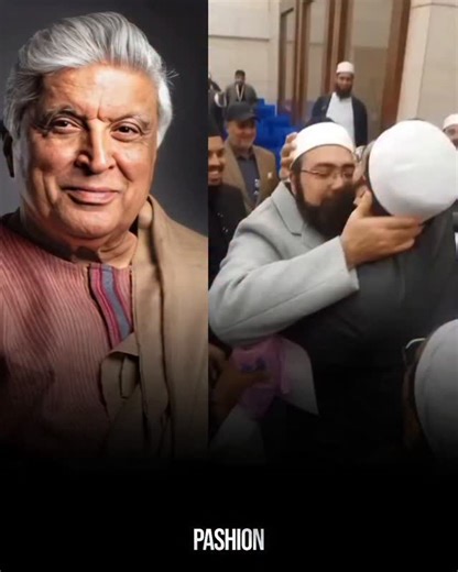 PASHION on Instagram: "A debate featuring writer Javed Akhtar and religious scholar Mufti Shamail on the question of the existence of Allah has drawn attention on social media and discussion platforms. During the exchange, Javed Akhtar expressed skepticism about the existence of God, referencing issues such as oppression, suffering, and injustice in the world to raise philosophical questions. Mufti Shamail responded by presenting a theological perspective, emphasizing concepts such as order in t