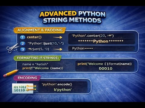 “Python String Methods Explained | Complete Beginner Guide 🐍”