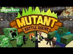 Minecraft Mutant Battle Arena - Gameplay Walkthough Part 1 - Mutant Rush Mode Scary Mutants