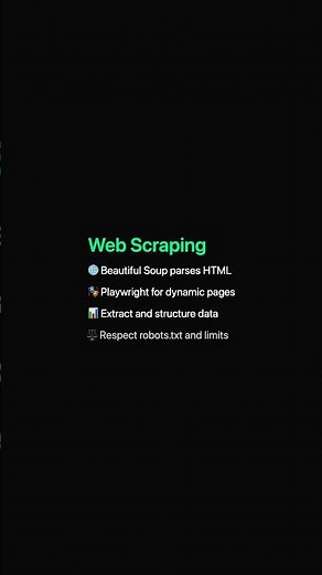How Web Scraping Works 🕷️