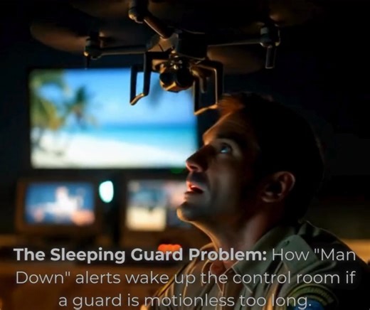 The Sleeping Guard Problem: How "Man Down" Alerts Wake Up the Control Room if a Guard is Motionless Too Long 🚨🚨🚔 TSSG, Barbados – February 17, 2026 ⚠️The "sleeping guard problem" refers to the widespread issue of security officers dozing off during shifts, particularly overnight, leading to compromised safety and heightened risks of theft, break-ins, and even fatalities for both officers and protected properties. 📢 "Man down" alerts, integrated into wearable devices or apps, automatically de