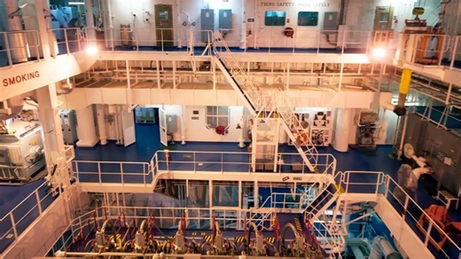 This room moves 400 million pounds - and it never stops running