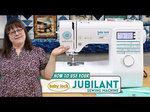 How To Use The BabyLock Jubilant BL80B Sewing Machine!