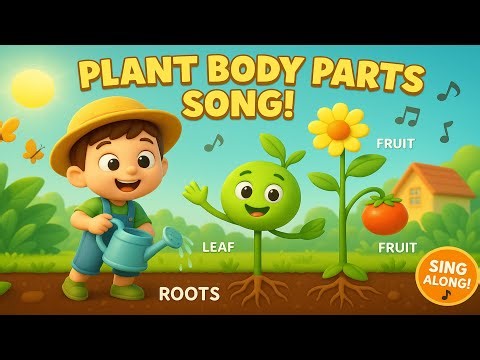 Plant Body Parts Song for Kids | Plant Song for Kids | Learn Roots, Stems, Leaves & More!