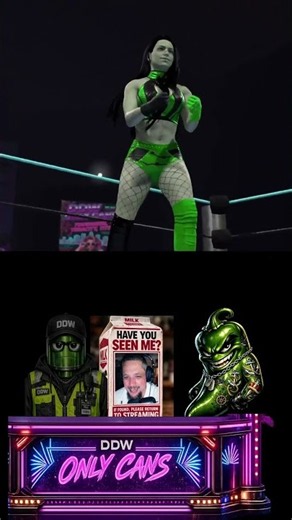 Apparently Sunday nights on DDW come with DDW JESUS! 😂#WWE2K26 #Shego #OnlyCans🙏