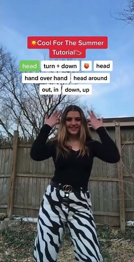 Cool For The Summer Dance Tutorial (Normal Speed) ☀️ Viral TikTok Dance