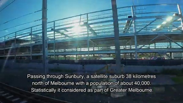 V/Line train - Melbourne to Swan Hill