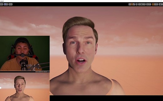 【面部捕捉实时案例】SeattlePro实时与DEEPFAKE是种什么感受