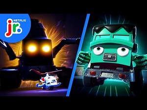 Monsters and Creatures from Mighty Monsterwheelies! 👻🚗 Netflix Jr