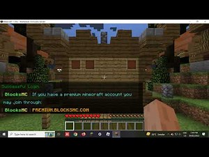 how to login in blocksmc