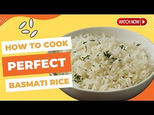 How to cook ✨ PERFECT ✨ basmati rice EVERY TIME