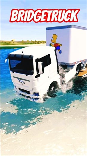 BeamNG.drive - BridgeTruck 3 🚚🌉🚗🚚😂