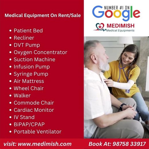 Medical Equipment on Rent/Sale in Gurgaon | Google’s #1 Rated Provider