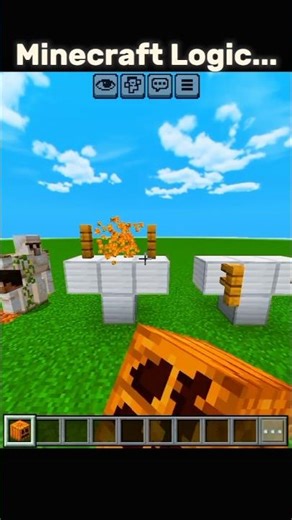 Minecraft Weird Logic...!#minecraft #shorts