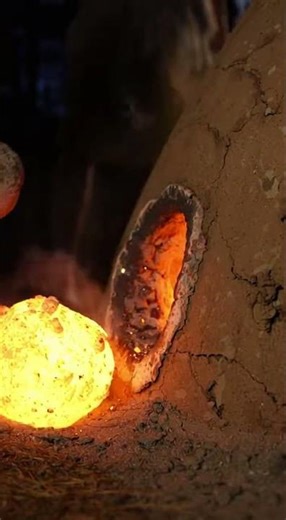 Forging Iron in Dark Woods 🔥⚒️ | Germanic Tribe Night Forge 🗡️🌲| Amazon Forest