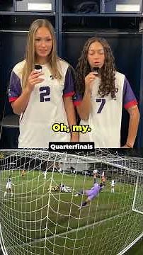 TCU soccer reacts to top NCAA tournament plays so far 🎬 #shorts