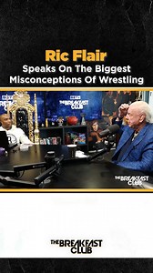 1.9M views · 54K reactions |  For the non-believers of wrestling, these wrestlers are actually jumping and landing into real wooden tables, being hit by authentic steel chairs and more! “Its doesn’t hurt when you're out there, but the thumbtacks & barbwire bats are rough” - Ric Flair, The Nature Boy 勞 | Breakfast Club | Facebook